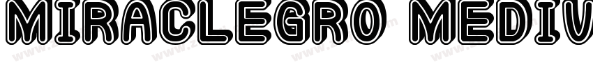 MiracleGro Medium字体转换